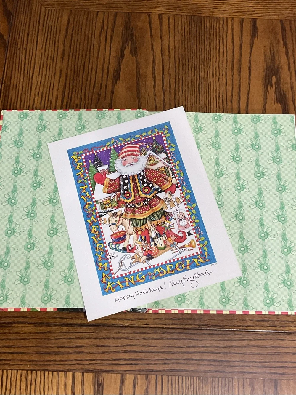 Mary Engelbreit Cookbooks: Dining Out & Christmas V 1.